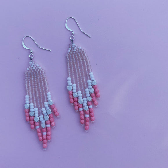 Barbie Pink Waterfall Earrings